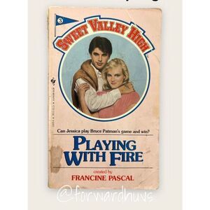Bundle Sale 3 for $15 | Vintage Sweet Valley High Book | “Playing with Fire” WOR